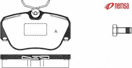set placute frana,frana disc 0284.00 METZGER - Frana disc set placute frana,frana disc 0284.00 METZGER - Frana disc