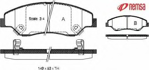set placute frana,frana disc 0739.02 METZGER - Frana disc set placute frana,frana disc 0739.02 METZGER - Frana disc
