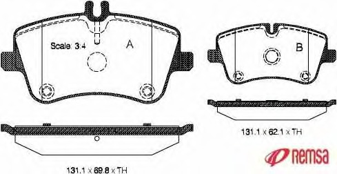 set placute frana,frana disc 0768.00 METZGER - Frana disc set placute frana,frana disc 0768.00 METZGER - Frana disc