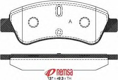 set placute frana,frana disc 0840.10 METZGER - Frana disc set placute frana,frana disc 0840.10 METZGER - Frana disc