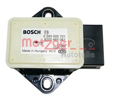 Senzor, acceleratie longitudinala/transversala 0900634 METZGER - Control al dinamicii de rulare