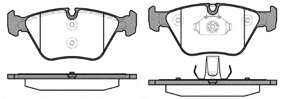 set placute frana,frana disc 0963.00 METZGER - Frana disc set placute frana,frana disc 0963.00 METZGER - Frana disc