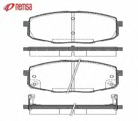 set placute frana,frana disc 1038.02 METZGER - Frana disc