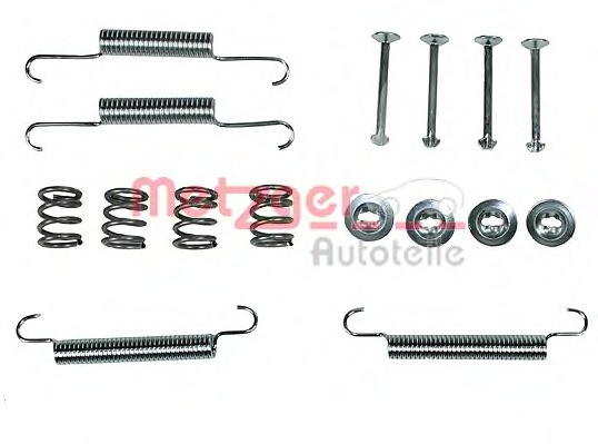 set accesorii, saboti frana parcare 105-0020 METZGER - Frana de mana