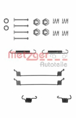 Set accesorii, sabot de frana 105-0651 METZGER - Frana tambur Set accesorii, sabot de frana 105-0651 METZGER - Frana tambur