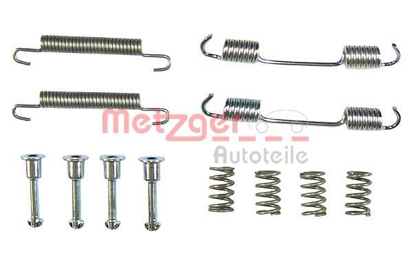 set accesorii, saboti frana parcare 105-0708 METZGER - Frana tambur set accesorii, saboti frana parcare 105-0708 METZGER - Frana tambur