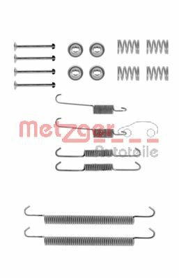 Set accesorii, sabot de frana 105-0757 METZGER - Frana tambur Set accesorii, sabot de frana 105-0757 METZGER - Frana tambur