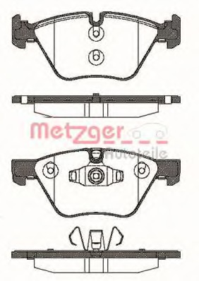 set placute frana,frana disc 1052.10 METZGER - Frana disc set placute frana,frana disc 1052.10 METZGER - Frana disc