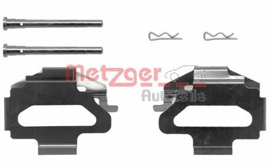 Set accesorii, placute frana 109-1141 METZGER - Componente/ accesorii frana Set accesorii, placute frana 109-1141 METZGER - Componente/ accesorii frana