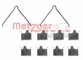 Set accesorii, placute frana 109-1166 METZGER - Componente/ accesorii frana