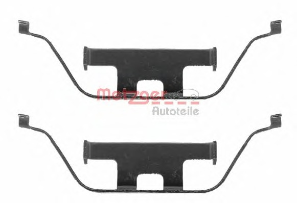 Set accesorii, placute frana 109-1201 METZGER - Componente/ accesorii frana Set accesorii, placute frana 109-1201 METZGER - Componente/ accesorii frana