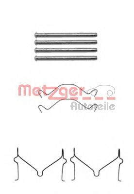 Set accesorii, placute frana 109-1209 METZGER - Componente/ accesorii frana