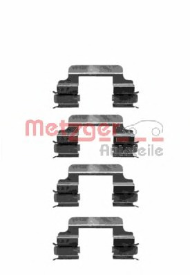 Set accesorii, placute frana 109-1231 METZGER - Componente/ accesorii frana Set accesorii, placute frana 109-1231 METZGER - Componente/ accesorii frana