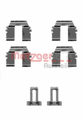 Set accesorii, placute frana 109-1233 METZGER - Componente/ accesorii frana Set accesorii, placute frana 109-1233 METZGER - Componente/ accesorii frana