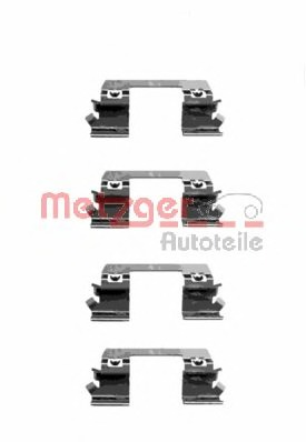 Set accesorii, placute frana 109-1234 METZGER - Frana disc Set accesorii, placute frana 109-1234 METZGER - Frana disc