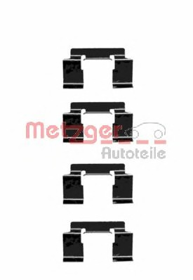Set accesorii, placute frana 109-1235 METZGER - Componente/ accesorii frana