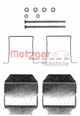 Set accesorii, placute frana 109-1237 METZGER - Componente/ accesorii frana Set accesorii, placute frana 109-1237 METZGER - Componente/ accesorii frana