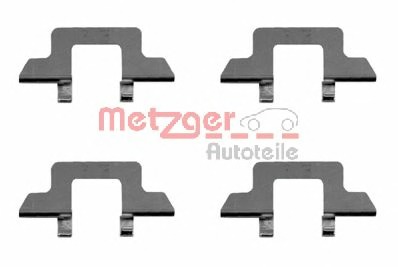Set accesorii, placute frana 109-1242 METZGER - Componente/ accesorii frana
