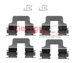 Set accesorii, placute frana 109-1245 METZGER - Frana disc Set accesorii, placute frana 109-1245 METZGER - Frana disc