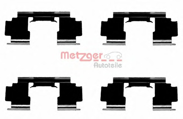 Set accesorii, placute frana 109-1276 METZGER - Componente/ accesorii frana Set accesorii, placute frana 109-1276 METZGER - Componente/ accesorii frana