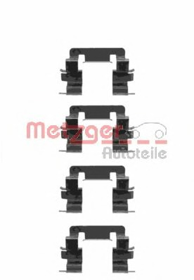Set accesorii, placute frana 109-1278 METZGER - Componente/ accesorii frana