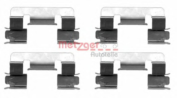Set accesorii, placute frana 109-1293 METZGER - Componente/ accesorii frana Set accesorii, placute frana 109-1293 METZGER - Componente/ accesorii frana