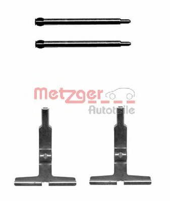 Set accesorii, placute frana 109-1602 METZGER - Componente/ accesorii frana Set accesorii, placute frana 109-1602 METZGER - Componente/ accesorii frana