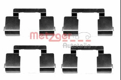 Set accesorii, placute frana 109-1609 METZGER - Componente/ accesorii frana Set accesorii, placute frana 109-1609 METZGER - Componente/ accesorii frana