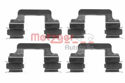 Set accesorii, placute frana 109-1610 METZGER - Frana disc Set accesorii, placute frana 109-1610 METZGER - Frana disc