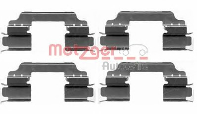 Set accesorii, placute frana 109-1649 METZGER - Componente/ accesorii frana Set accesorii, placute frana 109-1649 METZGER - Componente/ accesorii frana