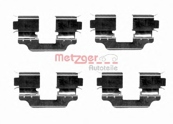 Set accesorii, placute frana 109-1653 METZGER - Componente/ accesorii frana Set accesorii, placute frana 109-1653 METZGER - Componente/ accesorii frana