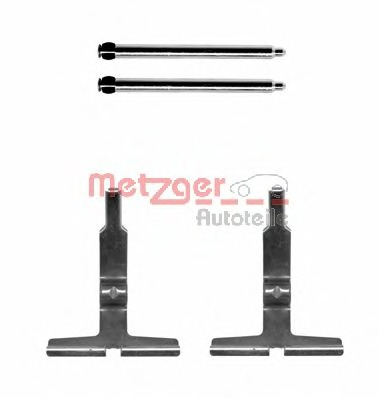 Set accesorii, placute frana 109-1661 METZGER - Frana disc Set accesorii, placute frana 109-1661 METZGER - Frana disc
