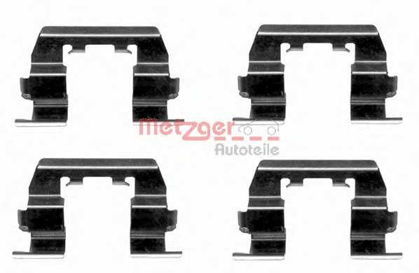 Set accesorii, placute frana 109-1669 METZGER - Componente/ accesorii frana Set accesorii, placute frana 109-1669 METZGER - Componente/ accesorii frana