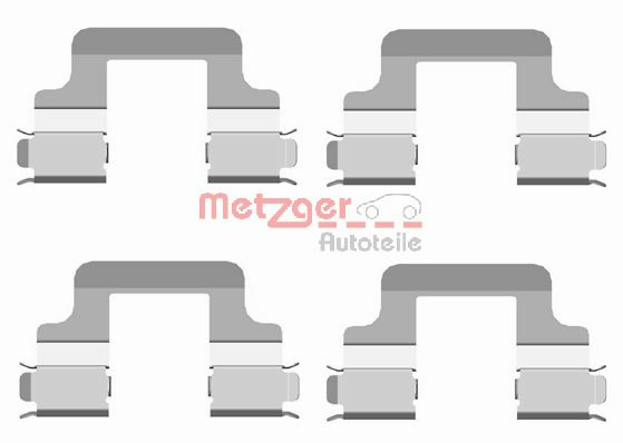 Set accesorii, placute frana 109-1679 METZGER - Componente/ accesorii frana Set accesorii, placute frana 109-1679 METZGER - Componente/ accesorii frana