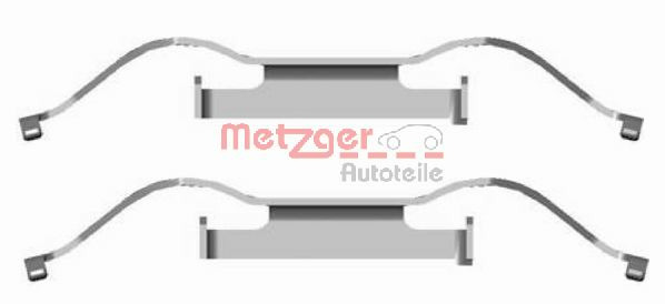 Set accesorii, placute frana 109-1681 METZGER - Frana disc Set accesorii, placute frana 109-1681 METZGER - Frana disc