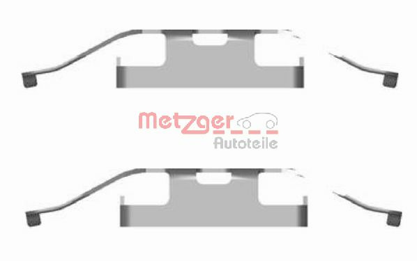 Set accesorii, placute frana 109-1682 METZGER - Frana disc Set accesorii, placute frana 109-1682 METZGER - Frana disc