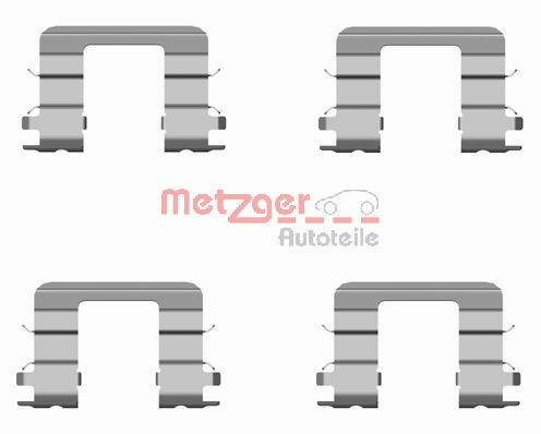 Set accesorii, placute frana 109-1696 METZGER - Componente/ accesorii frana Set accesorii, placute frana 109-1696 METZGER - Componente/ accesorii frana
