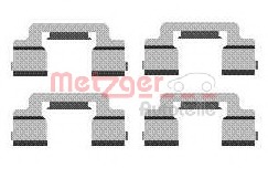 Set accesorii, placute frana 109-1703 METZGER - Componente/ accesorii frana Set accesorii, placute frana 109-1703 METZGER - Componente/ accesorii frana