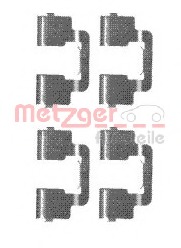 Set accesorii, placute frana 109-1733 METZGER - Componente/ accesorii frana