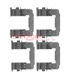 Set accesorii, placute frana 109-1742 METZGER - Componente/ accesorii frana
