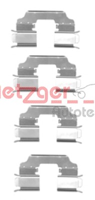 Set accesorii, placute frana 109-1770 METZGER - Componente/ accesorii frana Set accesorii, placute frana 109-1770 METZGER - Componente/ accesorii frana