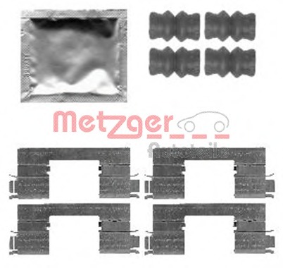 Set accesorii, placute frana 109-1798 METZGER - Componente/ accesorii frana Set accesorii, placute frana 109-1798 METZGER - Componente/ accesorii frana