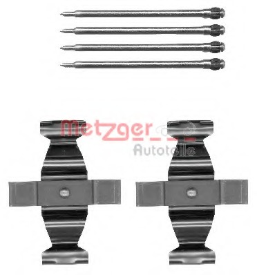 Set accesorii, placute frana 109-1803 METZGER - Frana disc Set accesorii, placute frana 109-1803 METZGER - Frana disc