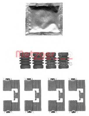 Set accesorii, placute frana 109-1818 METZGER - Componente/ accesorii frana