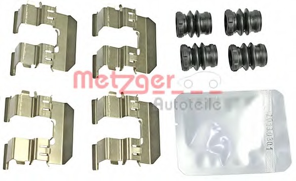 Set accesorii, placute frana 109-1847 METZGER - Componente/ accesorii frana