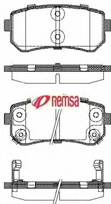 set placute frana,frana disc 1209.02 METZGER - Frana disc