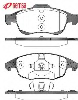 set placute frana,frana disc 1248.00 METZGER - Frana disc set placute frana,frana disc 1248.00 METZGER - Frana disc