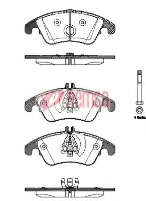 set placute frana,frana disc 1304.00 METZGER set placute frana,frana disc 1304.00 METZGER