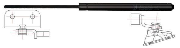 Amortizor portbagaj 2110019 METZGER - Elemente/piese montaj