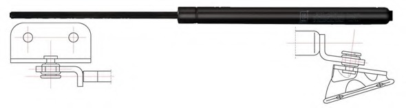 Amortizor portbagaj 2110020 METZGER - Elemente/piese montaj